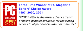 Two time winner of PC magazine editors choice award!