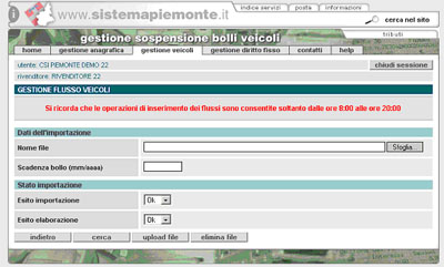 gestione flusso veicoli